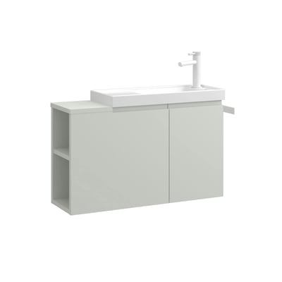 Meuble lave-mains suspendu, 2 portes 2 niches IRIS PIER IMPORT