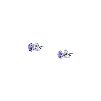 Boucles d'oreilles en argent 925 et oxyde de zirconium CLEOR