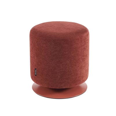 Pouf en tissu et pied pivotant en acier PANTONE