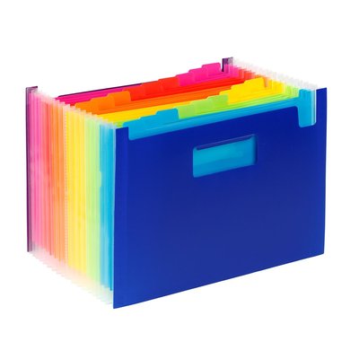 Trieur accordéon bureau A4 18 positions - tient debout HAPPY FLUO VIQUEL