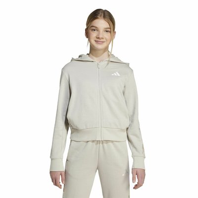 Sweatshirt mit Reissverschluss aus Molton Details mit Leopardenmuster ADIDAS SPORTSWEAR