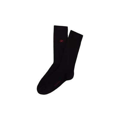 Chaussettes brodées en coton imprimé Vélo ARTHUR