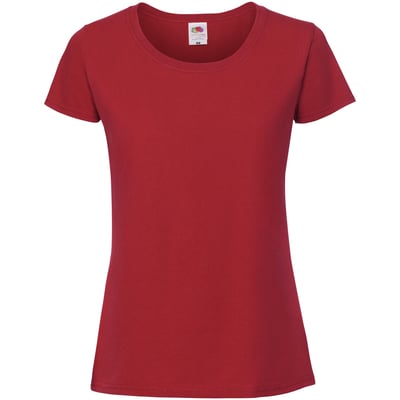 T-shirt cintré et uni à manches courtes FRUIT OF THE LOOM