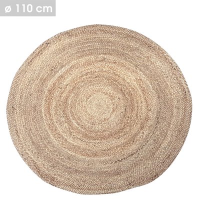 Tapis rond design jute Natural living URBAN LIVING