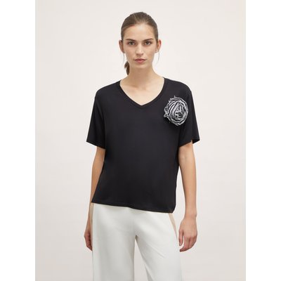 T-shirt en jersey de viscose élasthanne MOTIVI