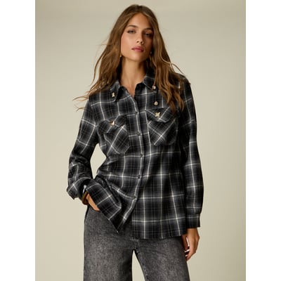 Chemise avec pins bijou OLTRE