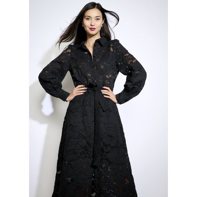 Robe chemise dentelle cheap