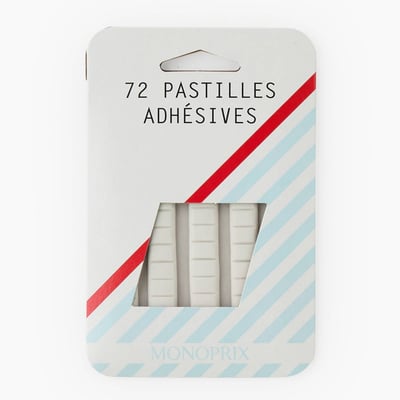 72 pastilles blanches MONOPRIX MAISON