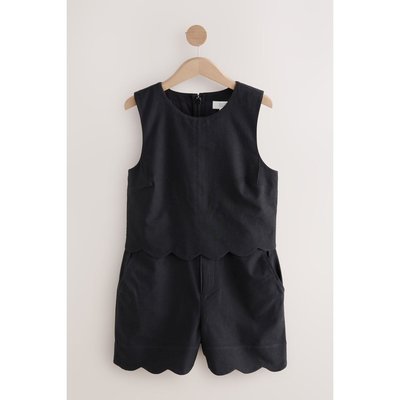 Combi-short sans manches à bords festonnés NEXT
