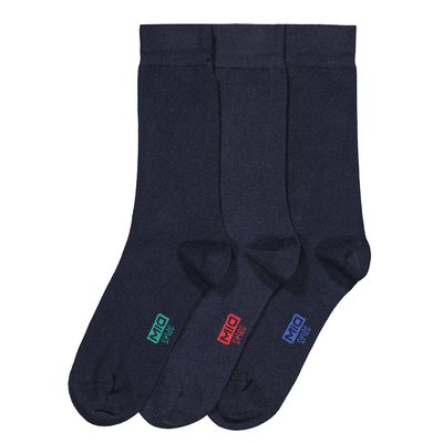 Lot de 3 paires de chaussettes classiques coton DIM