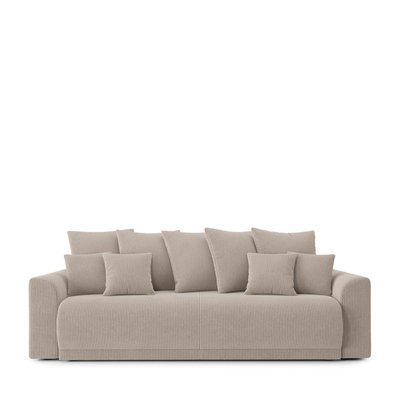 Canapé convertible 3 places en velours côtelé avec coffre- CHLOÉ DRAWER