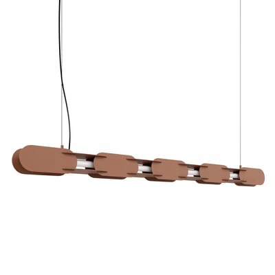 Suspension Acier Moka LED 1 Chain EDEN