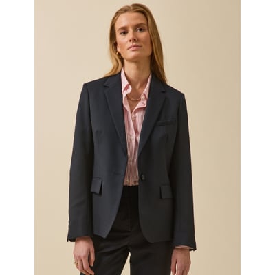 Ensemble Tailleur Pantalon-veste La Redoute – Taille 42, Gris, Polyester-laine, Très Bon état