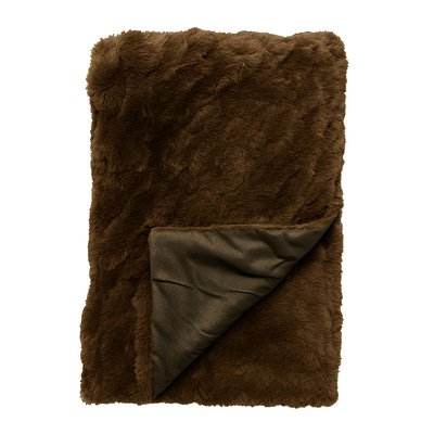 Plaid Novin - Marron, 130x160 cm DUTCH DECOR