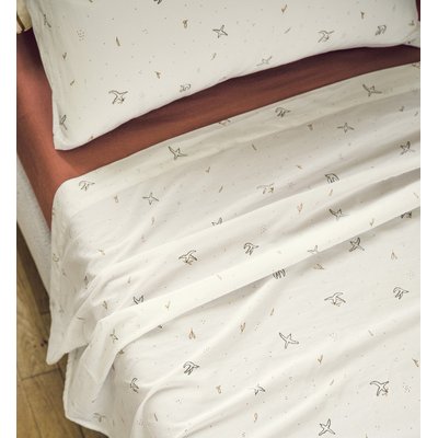 Drap plat 1 personne Coton Bio L'ENVOLEE KADOLIS