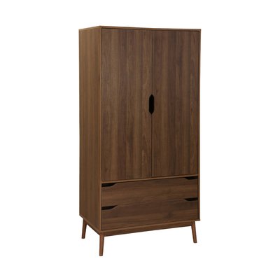 Armoire dressing vintage décor bois 2 portes NEPAL SWEEEK