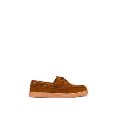 Mocassin modèle à carreaux en cuir velours MARC O'POLO