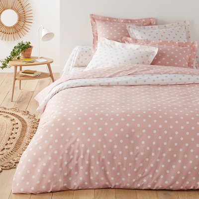 Housse de couette pur coton imprimé pois, Clarisse LA REDOUTE INTERIEURS