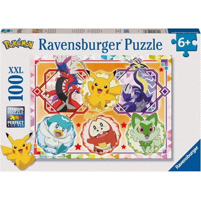 Puzzle Pokémon Écarlate et Violet 100 pcs XXL RAVENSBURGER