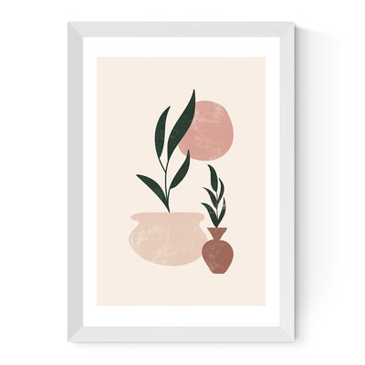 Muted Mauve Leaves by Sundry Society Print EAST END PRINTS