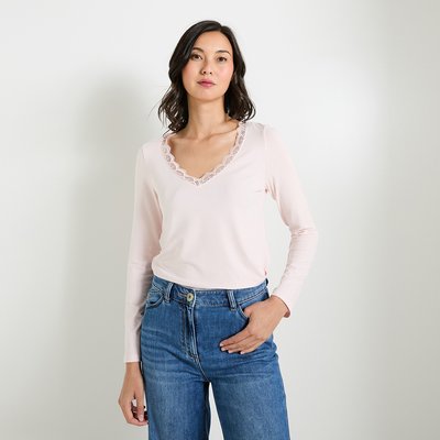 Tee shirt rose pale femme shop