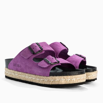 Sandales en cuir suedé ALCEE pour femme BAYTON