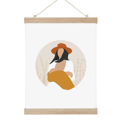 l'Été, Affiche seule 30cm x 40cm COTTON BIRD
