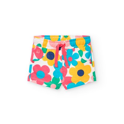 Short en coton avec imprimé fleurs BOBOLI