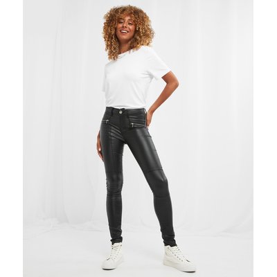 Skinny simili cuir femme deals