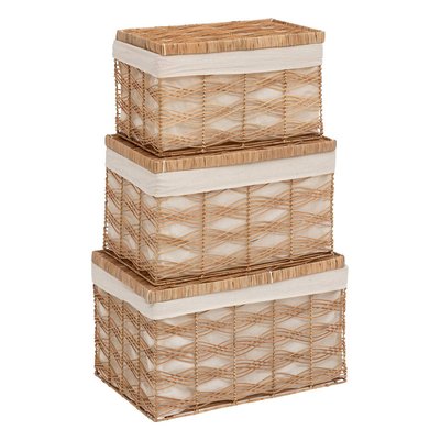 Lot de 3 malles ROSY ATMOSPHERA
