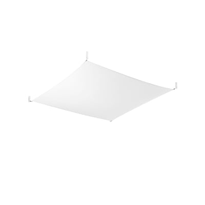 Plafonnier Tissu Blanc G13 2 Luna EDEN