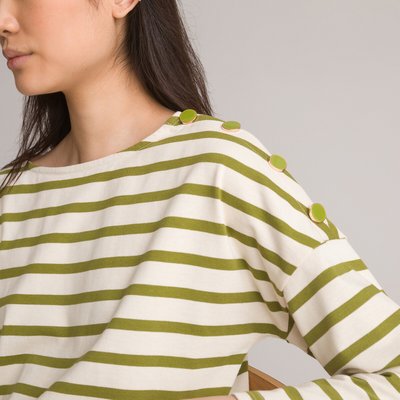 Marineshirt met loose volume, Signature AIMIE LA REDOUTE COLLECTIONS