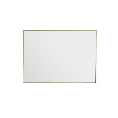 Miroir en métal doré 70x50 cm  LUNA BERAH GETAH