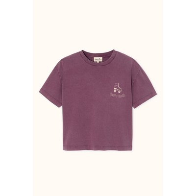 T-shirt girocollo con scritta, maniche corte, OUMI APACHES COLLECTIONS