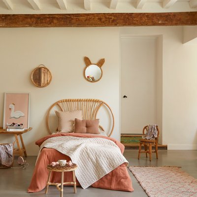 Tête de lit enfant en rotin 120 cm LEONTIE TIKAMOON