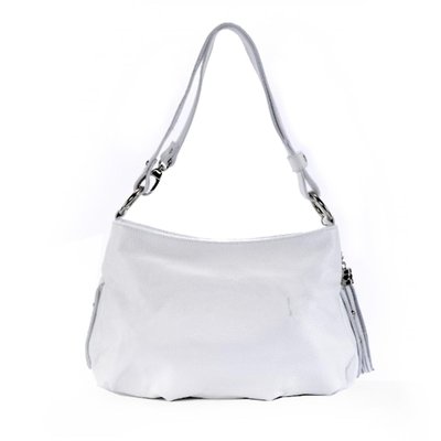 Sac à main en cuir italien avec pompon LOBE OH MY BAG
