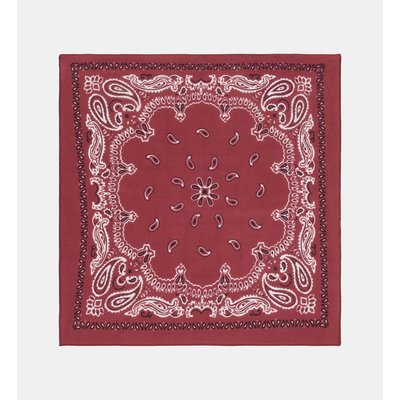 Foulard bandana twin motif cachemire en coton bio GALERIES LAFAYETTE