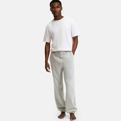Pantalon de pyjama esprit jogging en coton LA REDOUTE COLLECTIONS