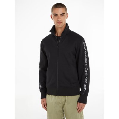 Sweat ouvert col montant logo manches CALVIN KLEIN JEANS