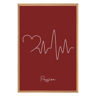 Tableau Mural Encadré Battement Passion LINE ART CEANOTHE
