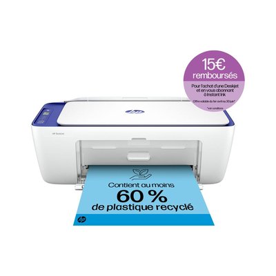 Imprimante jet d'encre Deskjet 2821e éligible Instant Ink HP