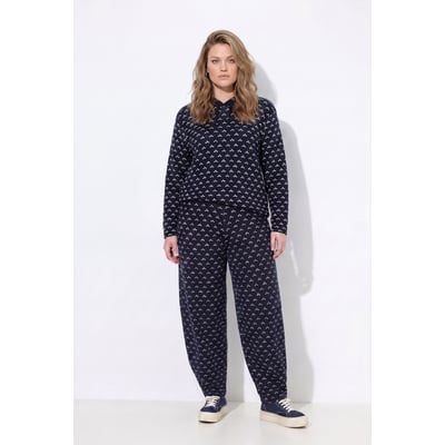 Pantalon en maille de coton bio ULLA POPKEN