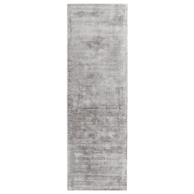 Distressed Hand Woven Viscose Runner Rug - 240x66cm SO'HOME