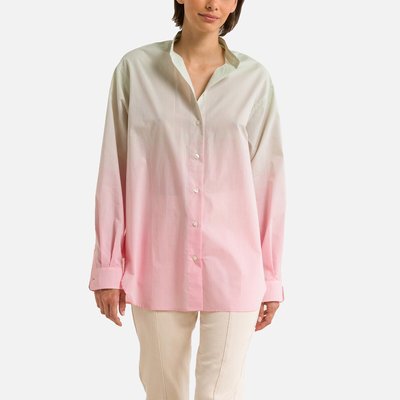 Alfrida Organic Cotton Shirt in Tie Dye Print with Long Sleeves SAMSOE AND SAMSOE