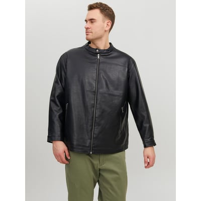 Veste De Motard En Simili-Cuir Plus Size Veste de motard en simili-cuir JACK & JONES