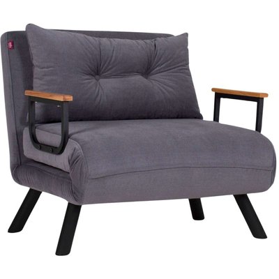 Fauteuil convertible en tissu Sando HANAH HOME