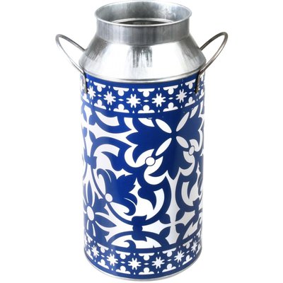 Pot à lait en zinc carreaux de ciment JARDINDECO
