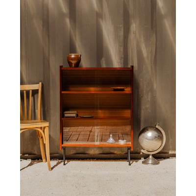 Vitrine en bois Victoria N°1317 - Bon état DEBONGOUT