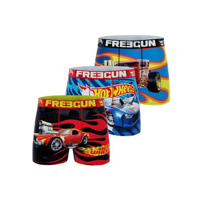 Lot de 3 Boxers Hot Wheels FREEGUN