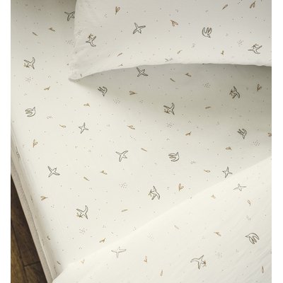 Drap housse Coton Bio 1 personne L'ENVOLEE KADOLIS